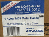 Philips Advance 71A6071-001D Core & Coil Ballast Kit