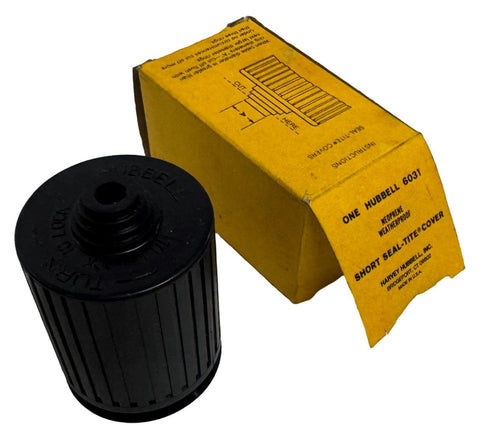 Hubbell 6031 Short Seal-Tite Black Cover Neoprene Weatherproof