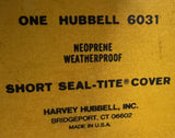 Hubbell 6031 Short Seal-Tite Black Cover Neoprene Weatherproof