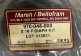 Marsh Bellofram 970-048-000 Diaphragm Repair Kit S 16 F