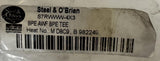 Steel & O'Brien S7RWWW-4X3 Tee Fitting PL-316 BPE-SF1