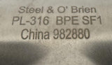 Steel & O'Brien S7WWW-3 Weld Tee Fitting PL-316 BPE-SF1 982880