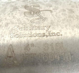 Sanitary Solutions HT160411 90° Elbow 4" 316L