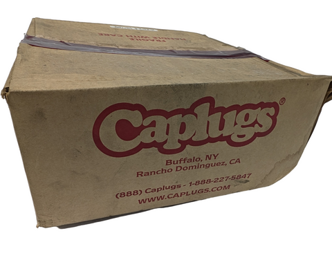 Lot of (2500) Caplugs VC-562-8 Round Vinyl Caps Black 0.562" ID 0.69" OD 0.5" L