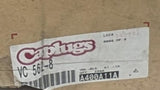 Lot of (2500) Caplugs VC-562-8 Round Vinyl Caps Black 0.562" ID 0.69" OD 0.5" L