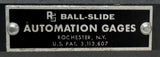 Automation Gages Ball-Slide Precision Linear Roller Slide 2-1/2" X 3" X 1"