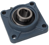 KBZ F207 Pillow Block Bearing 4-Bolt Flange 1-1/4" Bore UC207-20