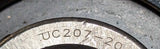 KBZ F207 Pillow Block Bearing 4-Bolt Flange 1-1/4" Bore UC207-20