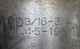 Cushman No. C19 Drill Chuck #3JT 3/16"- 3/4" Capacity w/ No. 3 Morse Taper Shank