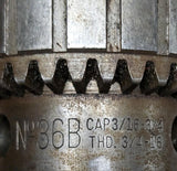 Jacobs No. 36B Drill Chuck 3/16"- 3/4" Capacity 3/4"-16 Thread
