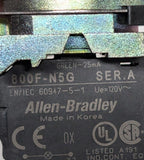 Allen-Bradley 800F-N5G Selector Switch Black Series A 2-Position 800F-X10