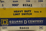 Square D B53A2 Heavy Duty Limit Switch Class 9007 Series B