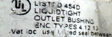 Hubbell SHC1015 Liquid Tight Outlet Bushing .18"-.23"