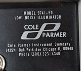 Cole Parmer 9741-50 Fiber Optic Illuminator Low-Noise 110/120V 200W 60Hz