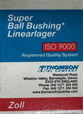 Thomson Industries Super4 Ball Bushing Bearing 0.250" X 0.500" X 0.750"