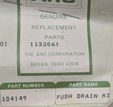 Lot of (6) ARO 104149 Manual Drain Kit For ARO Filters