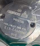 Air Products E13-C440DHF In-Line Regulator 500 PSI Max w/ Gauge