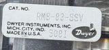 Dwyer RMB-83-SSV Flow Meter 1-20 GPH 70 PSI 1/4" FNPT RMB Series 5" Scale