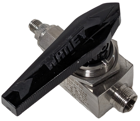 Whitey SS-45S8-1466 Two-Way Ball Valve 1/2" NPT Stainless Steel 200PSI 100°F