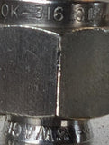 Swagelok SS-DLS4 Diaphragm Valve 1/4" High-Pressure Stainless Steel w/ Fitting