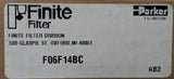 Parker Finite F06F14BC Pneumatic Filter 250 PSI 175°F Max