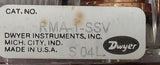 Dwyer RMA-1-SSV Flow Meter 2" Scale 0.05-5 SCFH Air