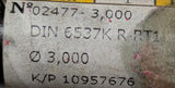 Guhring 02477-3,000 Solid Carbide Drill Bit DIN 6537K R-RT1 3.00mm