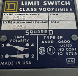 Square D 9007C54E Limit Switch Series A W/ Operating Head