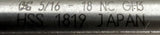 OSG 5/16-18 NC Spiral Point Tap 3 Flute GH3 HSS 1819