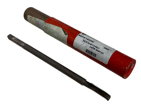 Brubaker 3/8-16 NC Plug Hand Tap 4 Flute GH3 HSS 659723