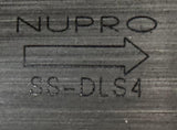Nupro SS-DLS4 Sealed Valve High Pressure Diaphragm 1/4"