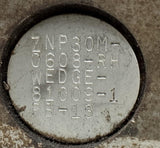 Carboloy ZNP30M-0608-RH Indexing Face Mill Cutter Wedge-81009-1 RB-13