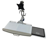 ICW USA Adjustable Medical Workstation Desk Mount Monitor Arm & Keyboard Tray