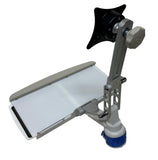 ICW USA Adjustable Medical Workstation Desk Mount Monitor Arm & Keyboard Tray