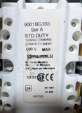 Square D 9001BG303 Push Button Control Station Open-Close-Stop 600VAC Series A