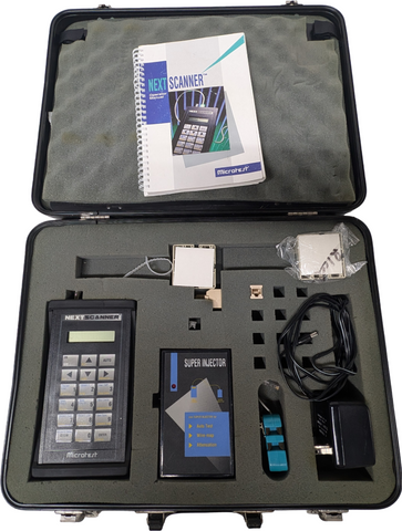 Microtest 8050-00 NextScanner Handheld Cable Tester w/ Accessories & Case
