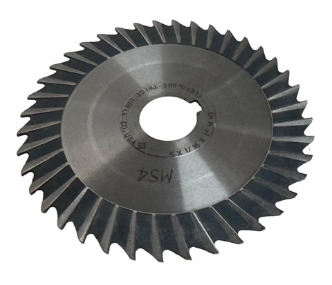 Cleveland Twist Drill 5" X 1/16" X 1" Slitting Saw HSS USA