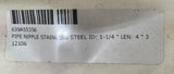 Unbranded Stainless Steel Pipe Nipple 1-1/4" X 4"