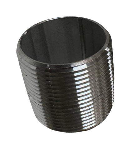 Unbranded Stainless Steel Pipe Nipple 1-1/4"