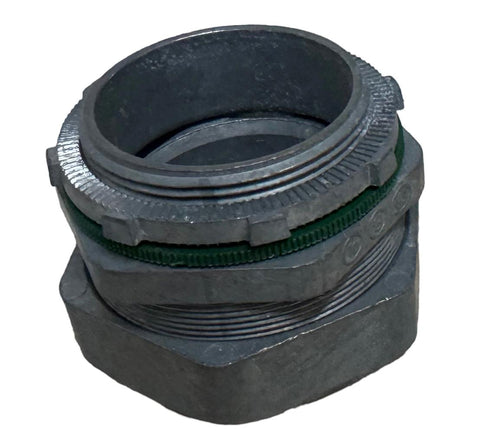 Bridgeport 435LT Liquid Tight Straight Connector Die Cast 2"