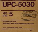 Sony UPC-5030 OHP Printing Pack For Color Video Printer Mavigraph 5-Pack