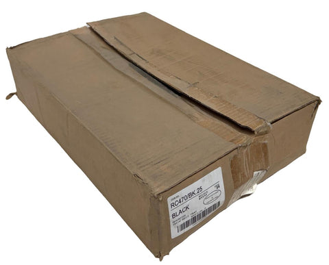 Fineline RC470.BK Platter Pleasers 19″ X 14″ Black Rectangular Trays 25-Pack