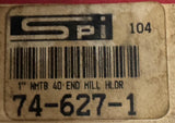 SPI 74-627-1 NMTB 40 End Mill Tool Holder 1"