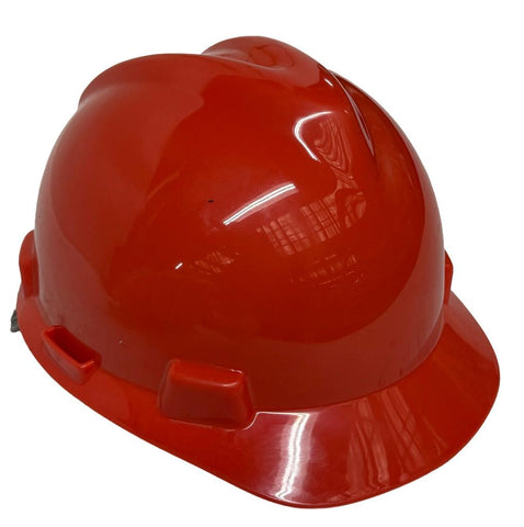 MSA 475361 Orange Cap V-GARD Type I Protective Helmet