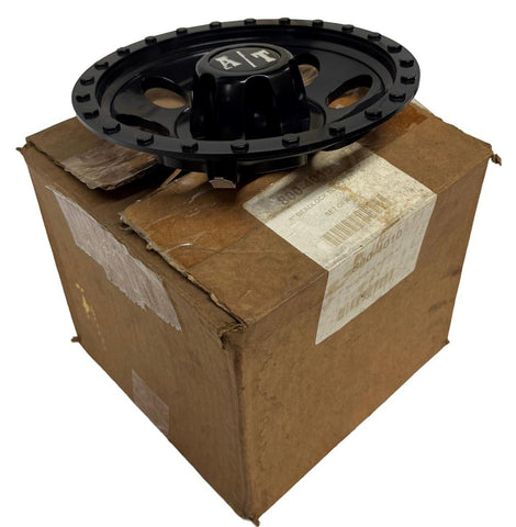 A/T 800-4010 Beadlock Wheel Hub Cap 8" Black Set of 4