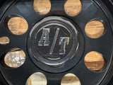 A/T 800-4010 Beadlock Wheel Hub Cap 8" Black Set of 4