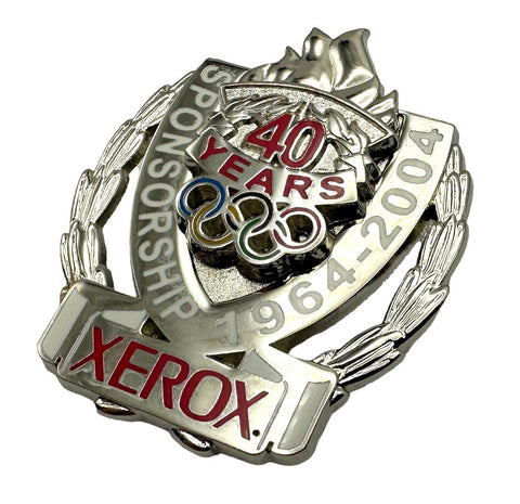 Vintage Collectible Aminco Xerox 40 Year Sponsorship 1964-2004 Olympic Games Pin