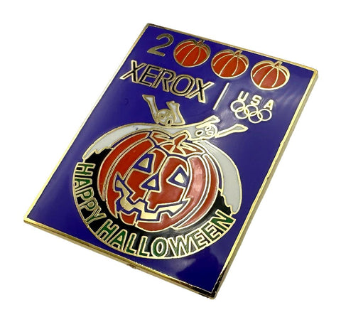 Vintage Collectible Aminco Xerox Happy Halloween 2000 USA Olympic Games Pin