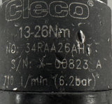Cleco 34RAA26AH3 Pneumatic Angle Nutrunner 710 RPM 13-26 Nm