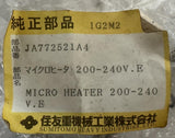 Sumitomo JA772521A4 Micro Heater 200-240V